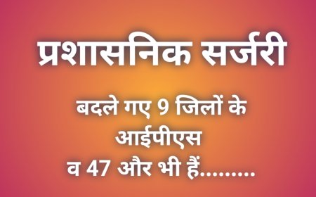 एमपी में एक बार फिर बड़ी प्रशासनिक सर्जरी, 9 जिलों के एसपी सहित बदले गए 47 IPS अफसर, तबादला सूची जारी