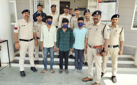 अंधीहत्या के प्रकरण का हुआ खुलासा, प्रकरण में तीनो आरोपी गिरफ्तार