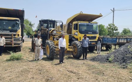 RTO ने की SECL नौरोजाबाद क्षेत्र में ताबड़तोड़ कार्यवाही,  जप्त किए गए 3 वाहन