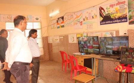 मतगणना प्रेक्षक ने किया मतगणना स्थल का निरीक्षण