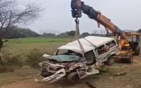 सड़क हादसे में एयर बैग खुलने से बची चालक की जान, गैर इरादतन हत्या का प्रकरण दर्ज