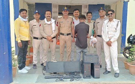 पुलिस ने जल्द ही कर दिया खुलासा हुए चोरी के प्रकरण का
