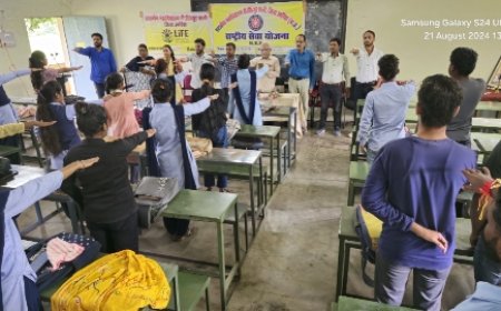 महाविद्यालय में अक्षय ऊर्जा दिवस तथा सद्भावना दिवस का हुआ आयोजन