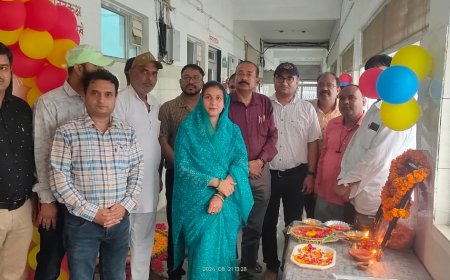 जिला चिकित्सालय में 10 बिस्तरीय वृद्धजन वार्ड का हुआ शुभारंभ