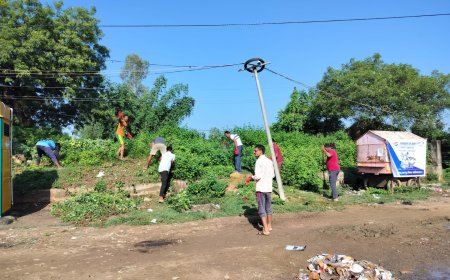 स्वच्छता ही सेवा अभियान के तहत युवाओं ने चलाया  स्वच्छता अभियान