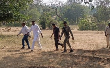 वन मंत्री पहुंचे घटना स्थल
