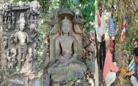 बड़ी खबर : प्रकाश मे आयी भगवान बुद्ध व अन्य समकालीन देवी देवताओ की प्राचीन प्रतिमा व अन्य खंडित अवशेष