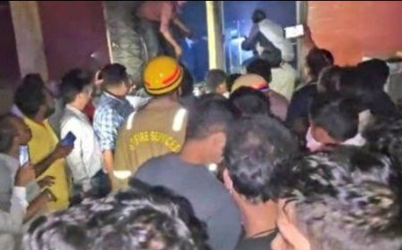 मेडिकल कॉलेज के चाइल्ड वार्ड में लगी आग, एक दिन से लेकर एक माह की उम्र के 10 बच्चों की हुई मौत