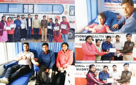 सिकल सेल एनीमिया पीड़ितों के लिए युवा टीम आई आगे किया रक्तदान