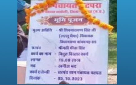 भूमिपूजन के एक वर्ष बाद भी नहीं पहुंची बिजली