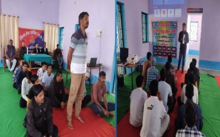 जिला जेल में बंदियों के उज्ज्वल भविष्य को लेकर दिया जा रहा शिक्षा दीक्षा