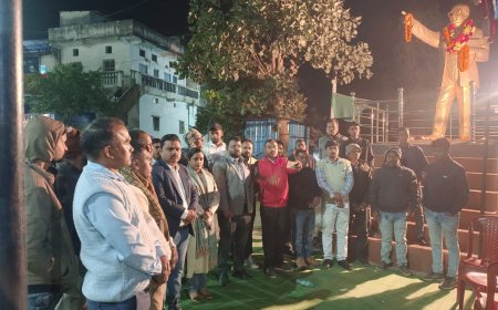 बाबा साहब की पुण्य तिथि पर अजाक्स संघ ने पुष्प अर्पित कर बाबा साहब को दी श्रद्धांजलि
