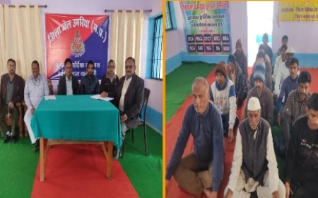 राष्ट्रीय कुष्ठ रोग दिवस पर जिला जेल के बंदियों का किया गया स्वास्थ्य परीक्षण