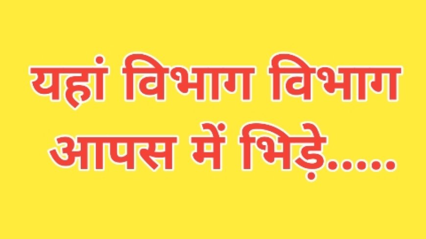 विभाग विभाग आपस में की तू तू मै मैं, वन अपराध में फंसाने की दी धमकी