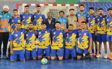 38वे राष्ट्रीय खेल उत्तराखंड में मध्य प्रदेश हैंडबॉल टीम सेमीफाइनल में