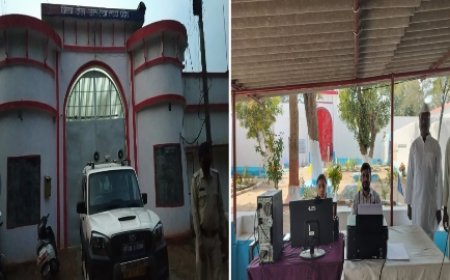 जिला जेल में बनाया गया कैदियों के आधार