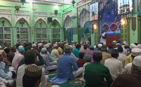 मस्जिदों में रातभर इबादत कर शबे कद्र मनाया गया, सुबह 9.30 बजे होगी ईद की नमाज़