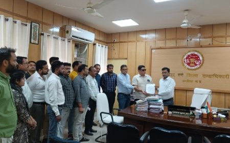 घटना को लेकर मुख्य नगरपालिका अधिकारी संघ ने मुख्यमंत्री के नाम सौंपा ज्ञापन