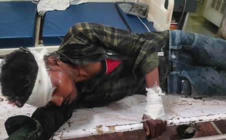 बारात जा रहा सायकल सवार बाइक से भिड़ा,मासूम समेत चार घायल