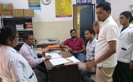 सामुदायिक स्वास्थ्य केंद्र मानपुर का सीएमएचओ ने किया निरीक्षण