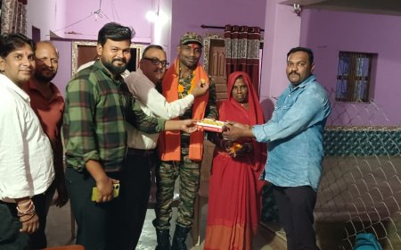 विश्वहिन्दू परिषद्  द्वारा किया गया सैनिक सम्मान
