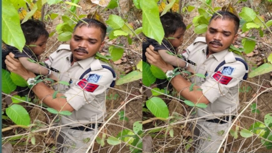 02 साल की मासूम बच्ची को पुलिस की तत्परता से सकुशल ढूंढ निकाला गया