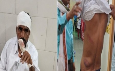 जमीनी विवाद में कुल्हाड़ी से हमला, दंपत्ति गंभीर रूप से घायल