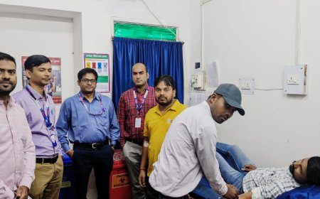 SBI द्वारा विशाल रक्तदान शिविर का किया गया आयोजन