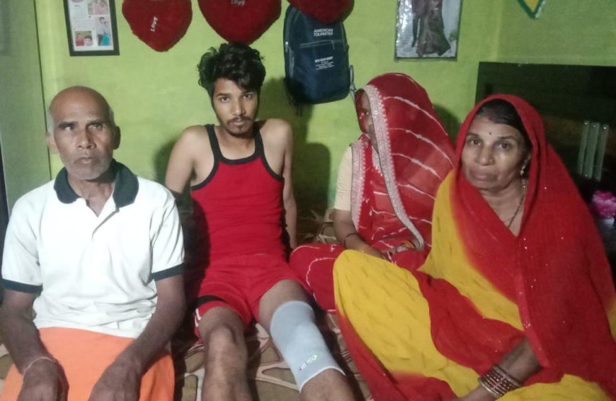 बस हादसे में युवक की जान बची, परिवार ने ली राहत की साँस