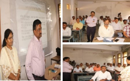 मानपुर विधानसभा क्षेत्र 90 के बूथ लेबल अधिकारियों का प्रशिक्षण संपन्न