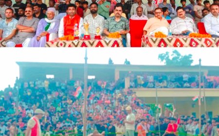 हजारों दर्शकों की उपस्थिति में मनमोहक कुश्ती मुकाबला,  ग्रामीण खेल मैदान बना रोमांच का केंद्र
