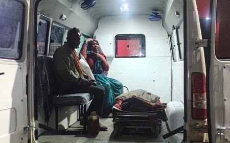 मनीषा की दुखद मौत पर जिले को मिली शव वाहन पहली बार सेवा में आई काम