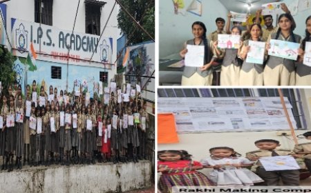 आईपीएस स्कूल में विविध प्रतियोगिता संपन्न