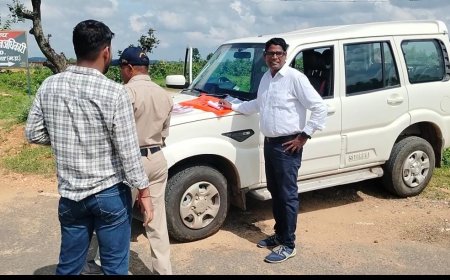 परिवहन विभाग की बड़ी कार्रवाई : ओवरलोड और बिना नंबर प्लेट वाले वाहन जब्त