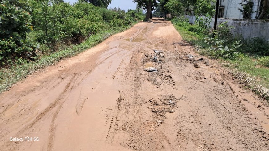 तहसील रोड की जर्जर हालत, स्कूली बच्चों और आम जनता के लिए बनी जानलेवा