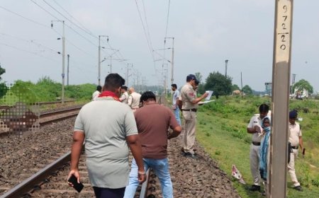 रेल ट्रैक पर दिखे शव के कई टुकड़े, महिला की हुई दर्दनाक मौत