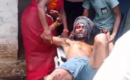 घर पर अकेला रह रहा पप्पू खून से लथपथ मिला,108 पहुंची मौके पर