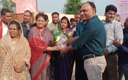 चन्सुरा में विकास की सौगात: सामुदायिक भवन एवं स्वास्थ्य केंद्र का लोकार्पण
