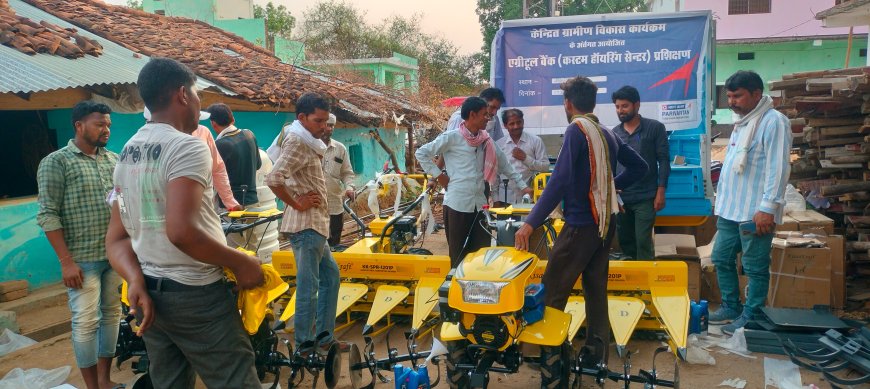 किसानों को मिलीं आधुनिक कृषि मशीनों की सौगात