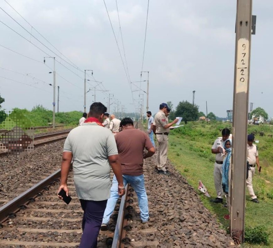 रेल ट्रैक पर दिखे शव के कई टुकड़े, महिला की हुई दर्दनाक मौत