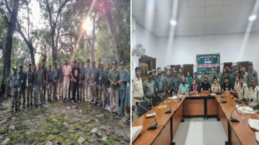 बांधवगढ़ टाइगर रिजर्व में गाइड प्रशिक्षण के 14 दिवस का कार्यक्रम सफलतापूर्वक हुआ सम्पन्न