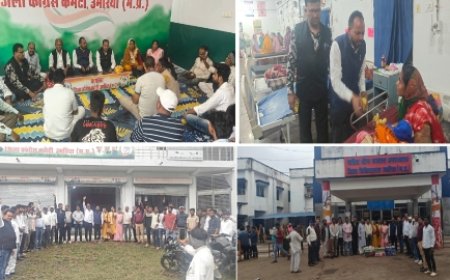 जिला कांग्रेस कार्यालय में इंदिरा गांधी जी के बलिदान दिवस एवं सरदार पटेल जी की जयंती पर आयोजित किया गया श्रद्धांजलि कार्यक्रम