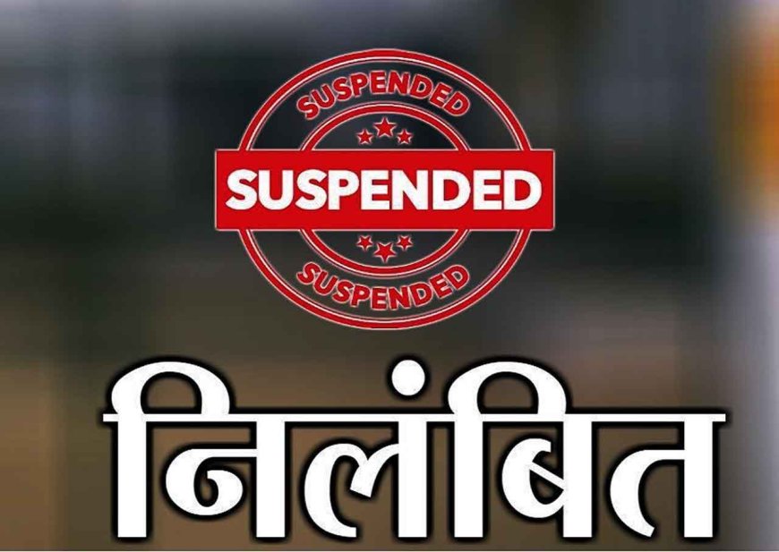 सीईओ जिला पंचायत ने सचिव को किया निलंबित