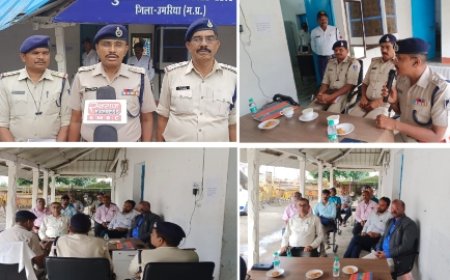 मोटर व्हिकल एक्ट का स्कूलों में पालन कराने अशासकीय शाला संचालको के साथ यातायात थाना में SDOP की उपस्थिति में बैठक सम्पन्न