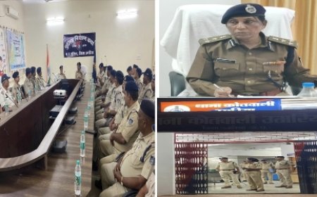 डीआईजी ने किया जिला का निरीक्षण