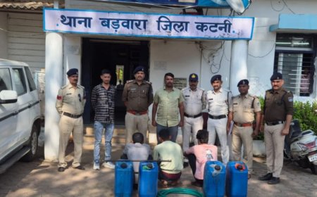 डीजल चोरी की घटना को अंजाम देने वाले शातिर चोर पुलिस की गिरफ्त में