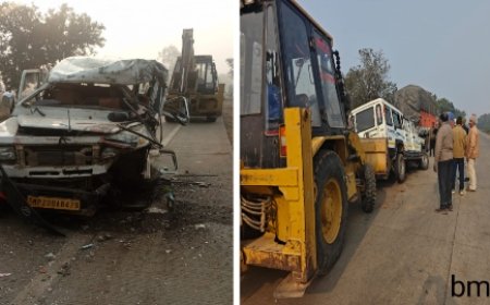 बरम बाबा हाइवे पर दर्दनाक सड़क हादसा, डेढ़ दर्जन घायल, एक बृद्ध की मृत्यु