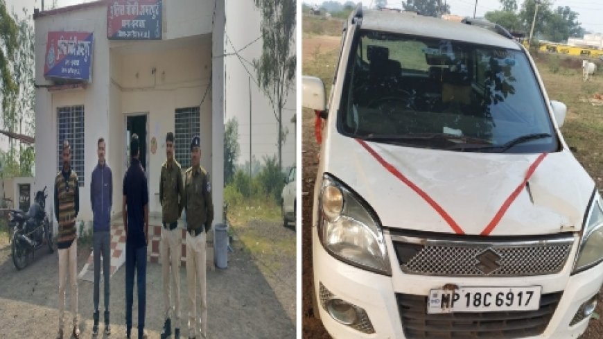 अवैध हथियार (315 बोर देशी कट्टा एवं 03 नग 08 एमएम जिंदा कारतूस) के साथ आरोपी गिरफ्तार, आरोपी के विरूद्ध आर्म्स एक्ट के तहत प्रकरण दर्ज