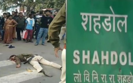 बस स्टैंड पर तैनात आरक्षक की बस दुर्घटना में मौत