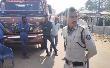 अवैध धान से भरा ट्रक पकड़ाया